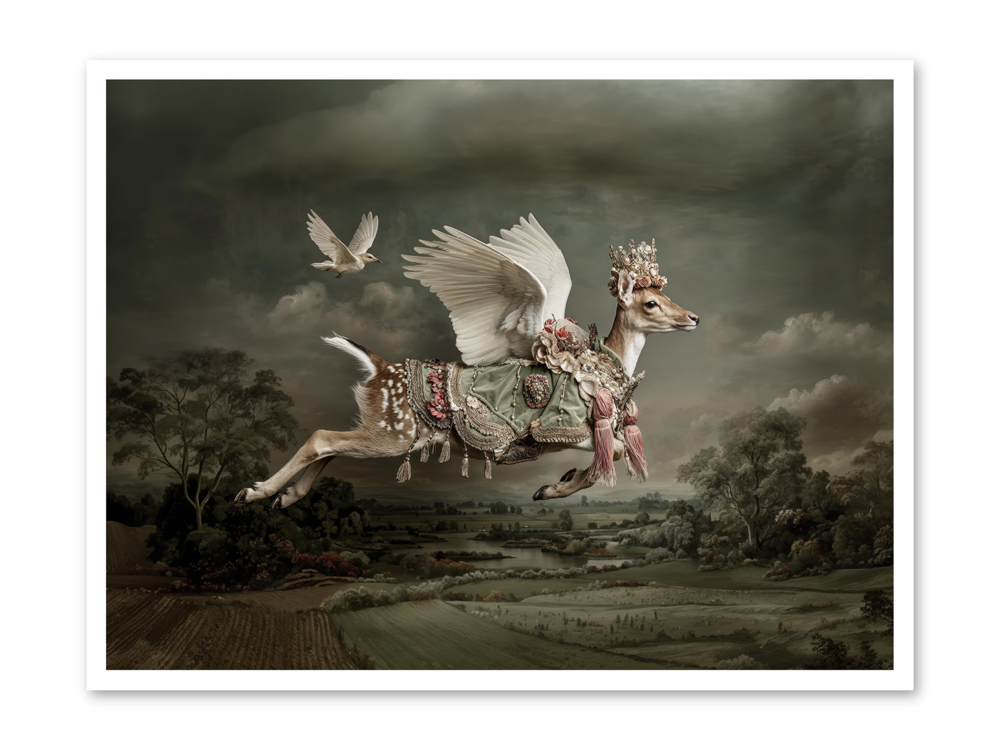 Tales from the Golden Acres -- Loose Canvas Print 40x30