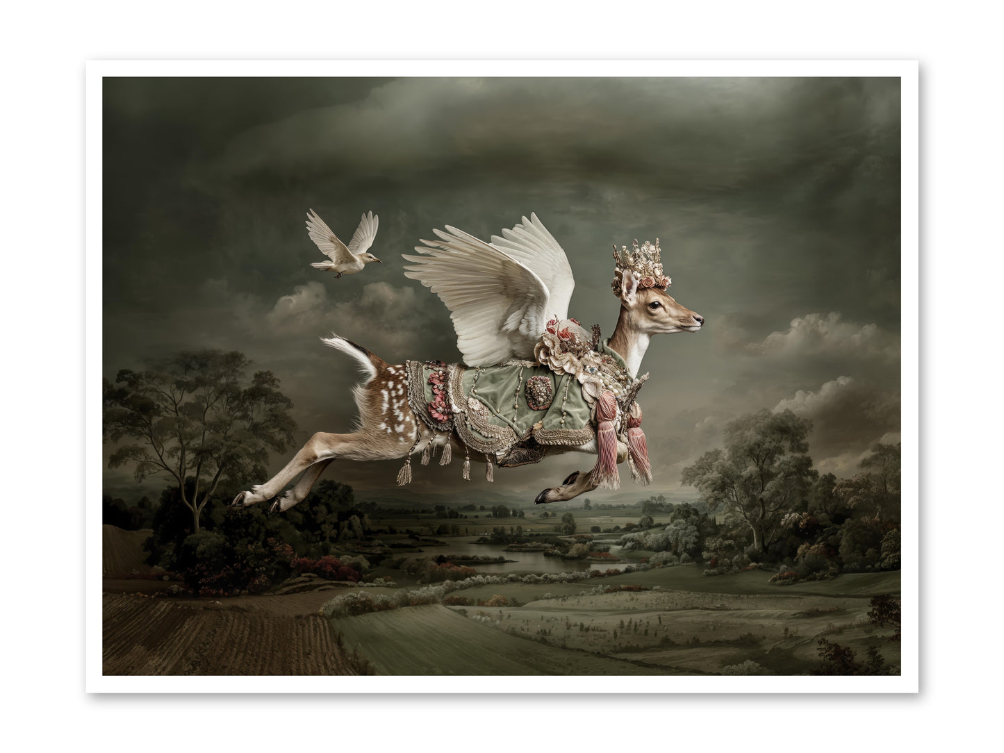Tales from the Golden Acres -- Loose Canvas Print 48x36