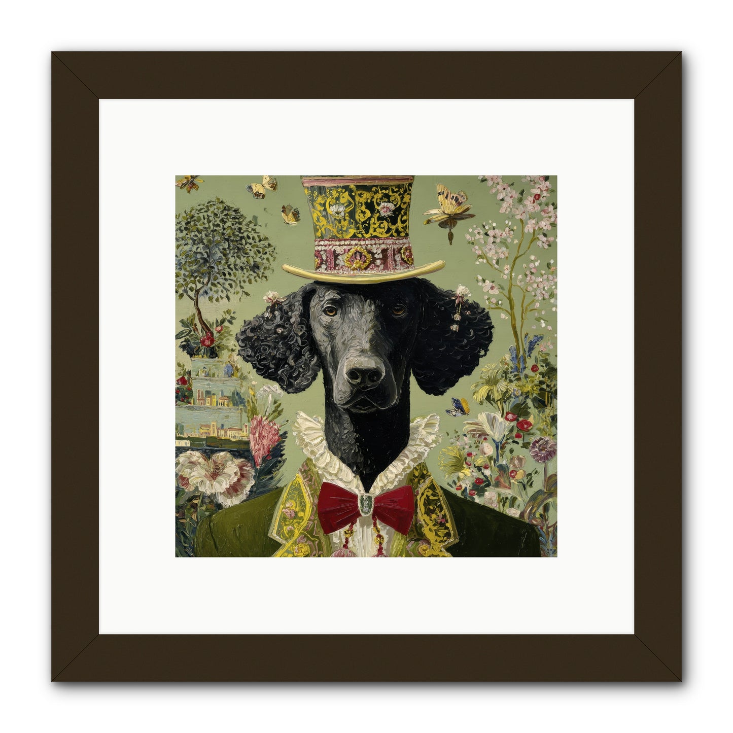 Tales of Roaming -- Framed Print - Black 10x10