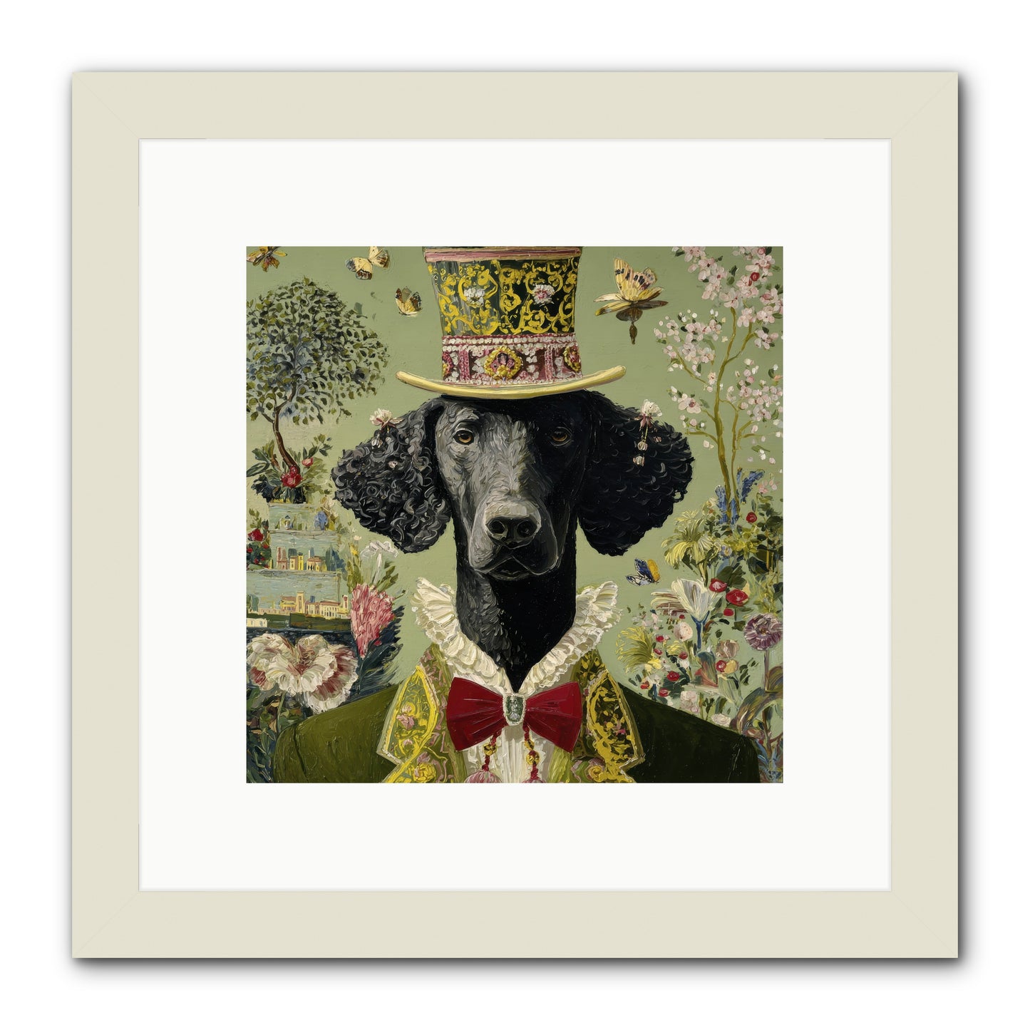 Tales of Roaming -- Framed Print - White 10x10