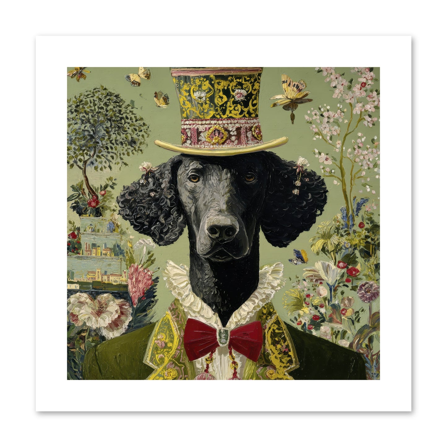 Tales of Roaming -- Loose Canvas Print 10x10