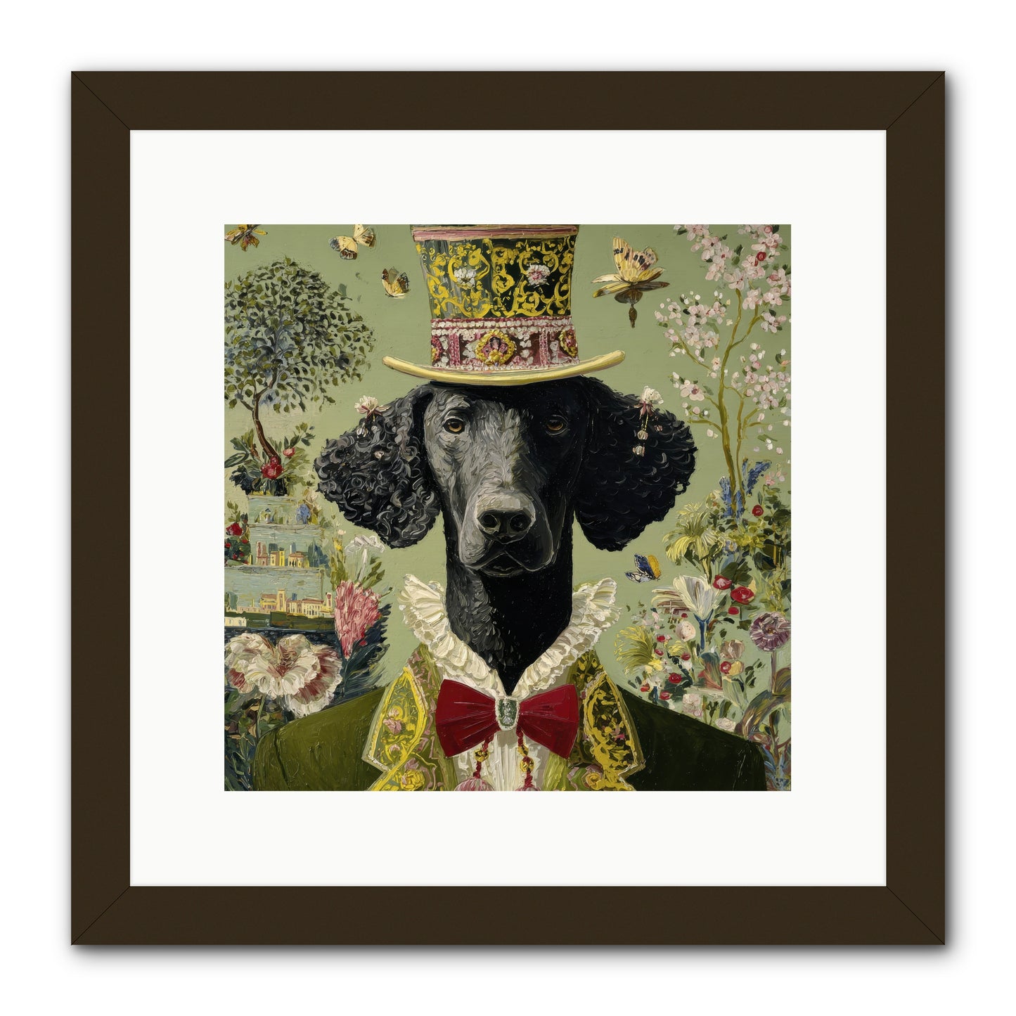 Tales of Roaming -- Framed Print - Black 12x12