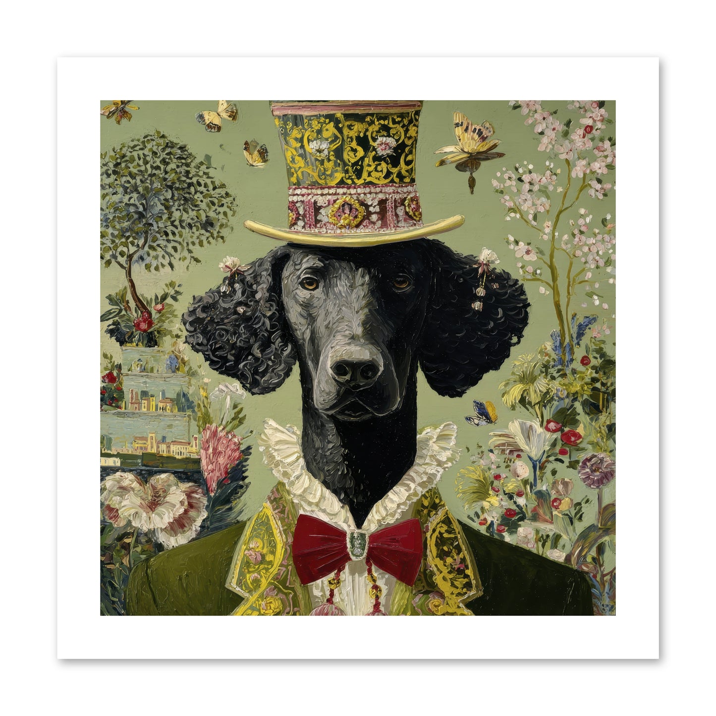 Tales of Roaming -- Loose Canvas Print 12x12