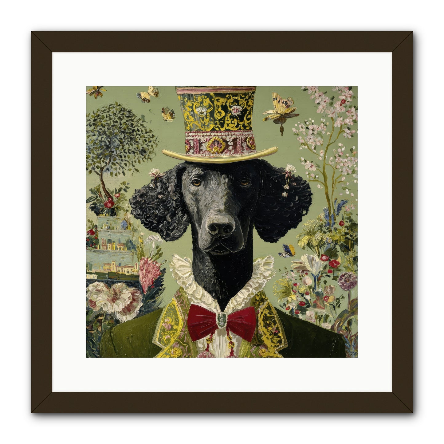 Tales of Roaming -- Framed Print - Black 16x16