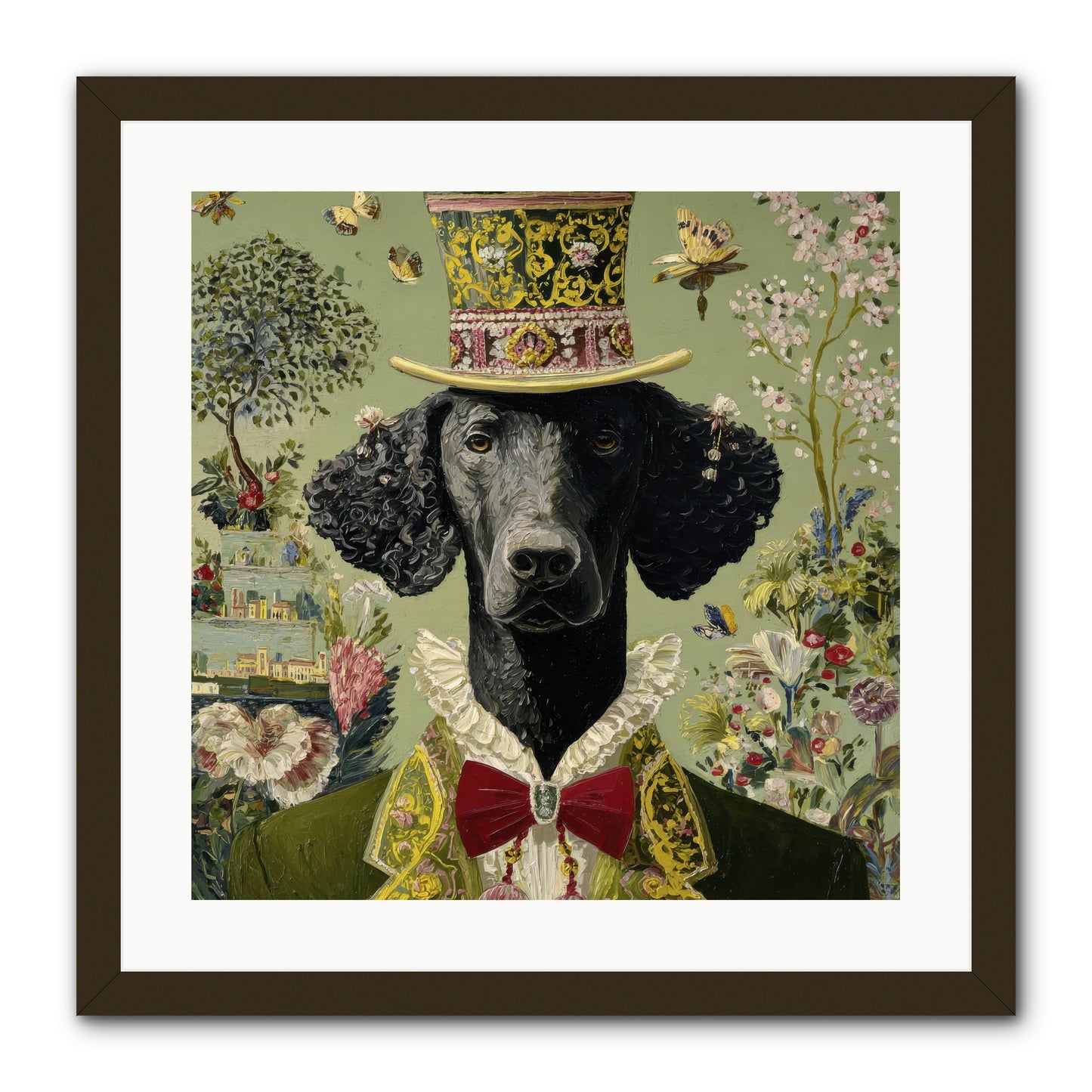 Tales of Roaming -- Framed Print - Black 20x20