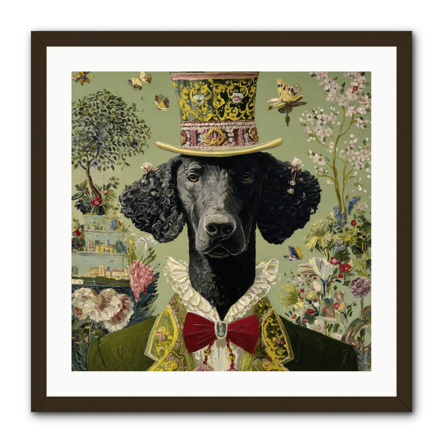 Tales of Roaming -- Framed Print - Black 24x24