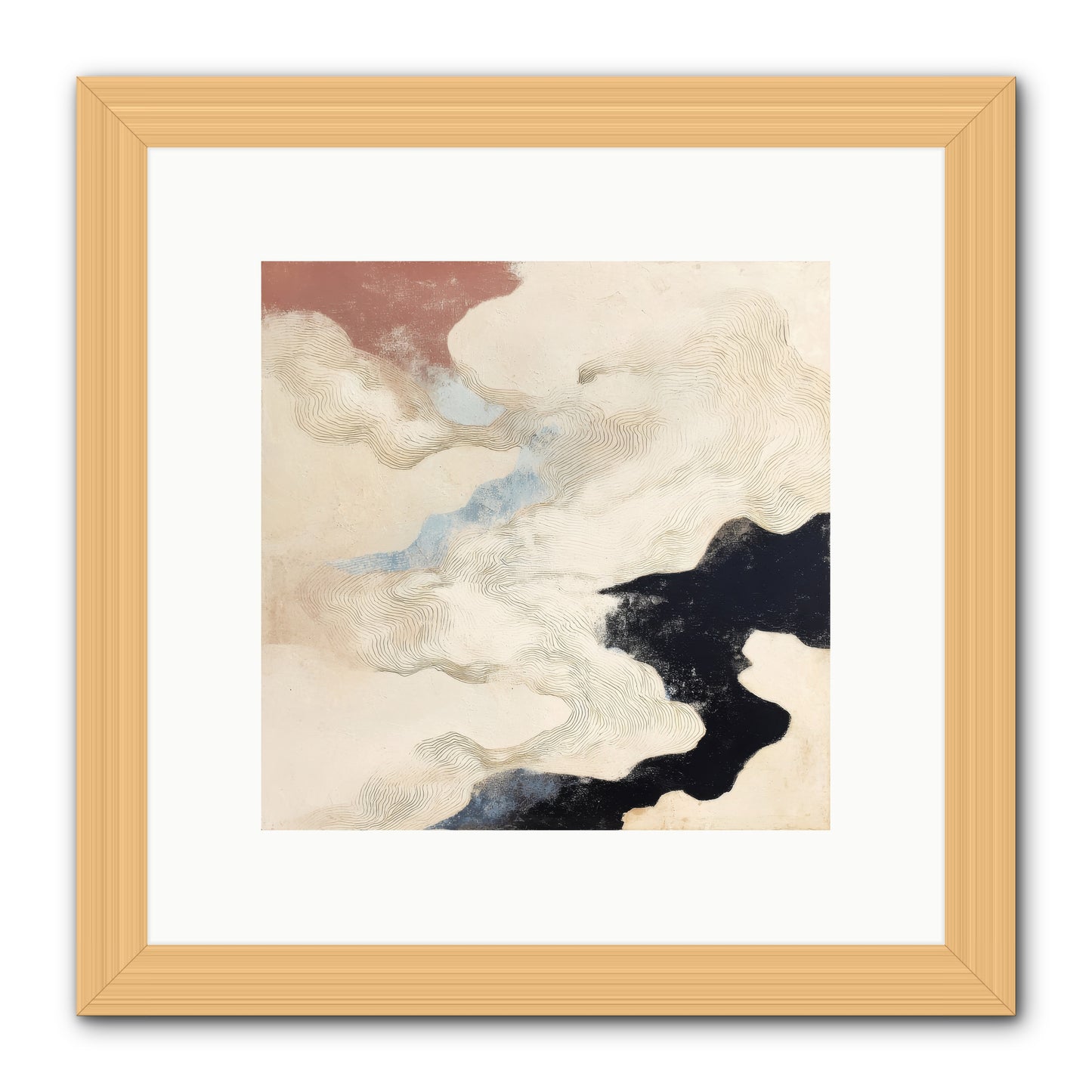 Talisman No.1 -- Framed Print - Natural 10x10