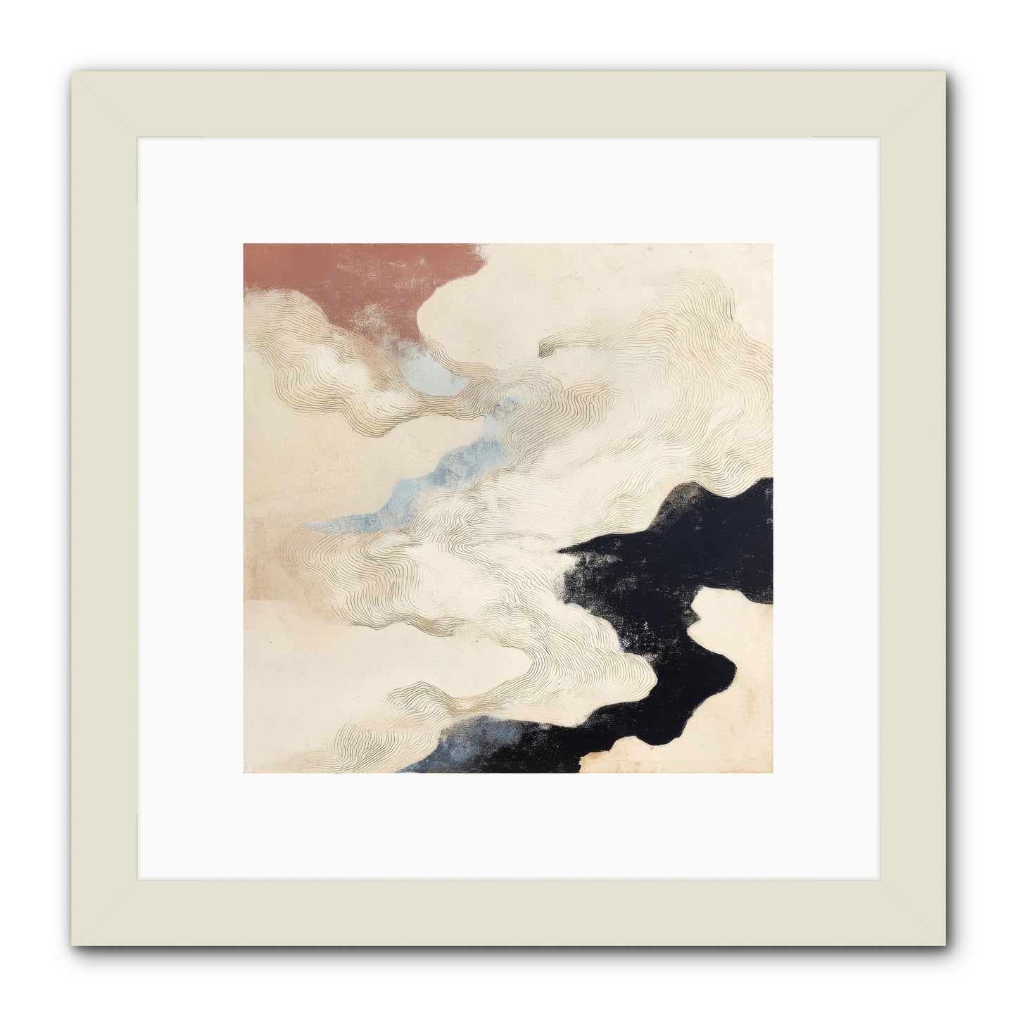 Talisman No.1 -- Framed Print - White 10x10