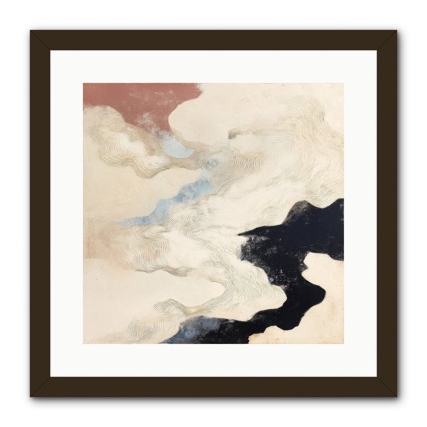 Talisman No.1 -- Framed Print - Black 16x16