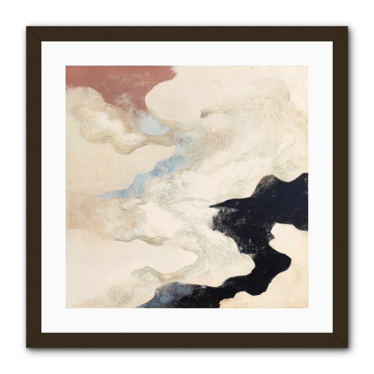Talisman No.1 -- Framed Print - Black 20x20