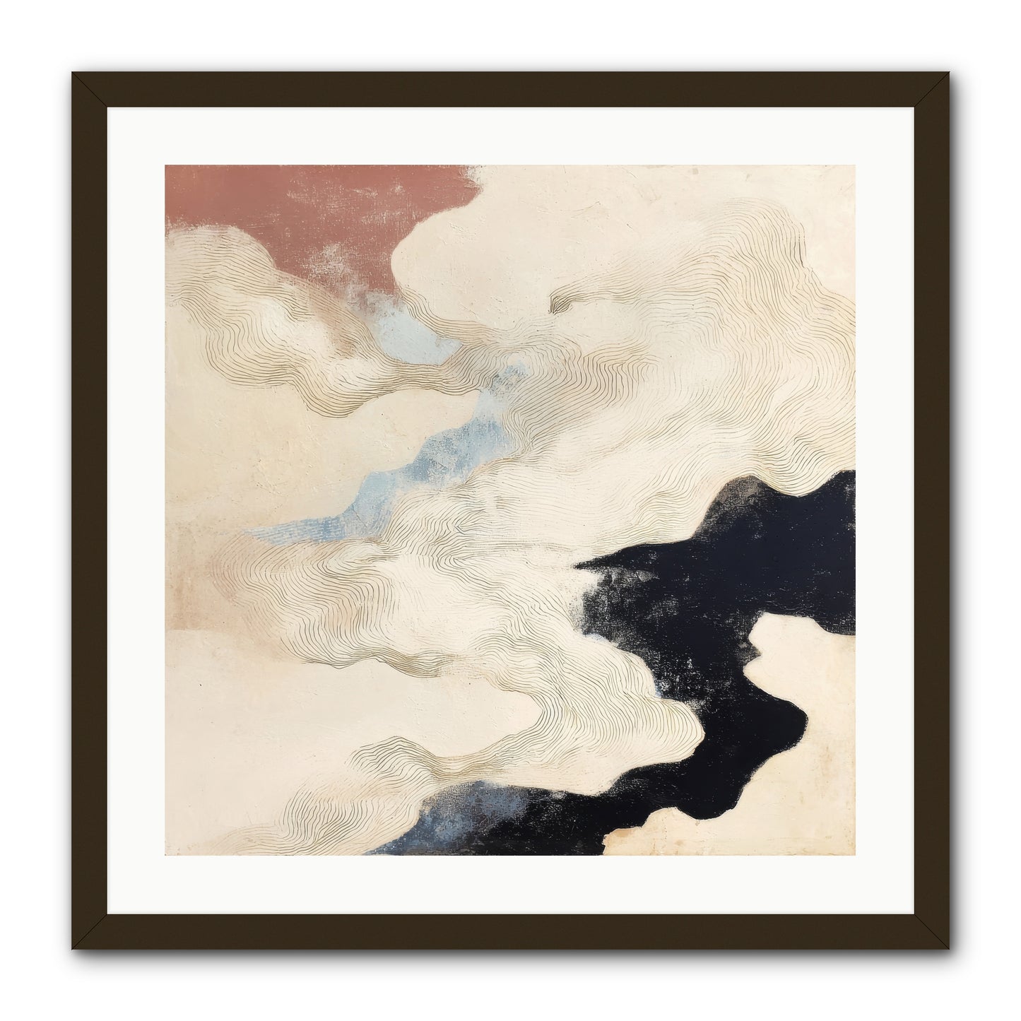 Talisman No.1 -- Framed Print - Black 24x24
