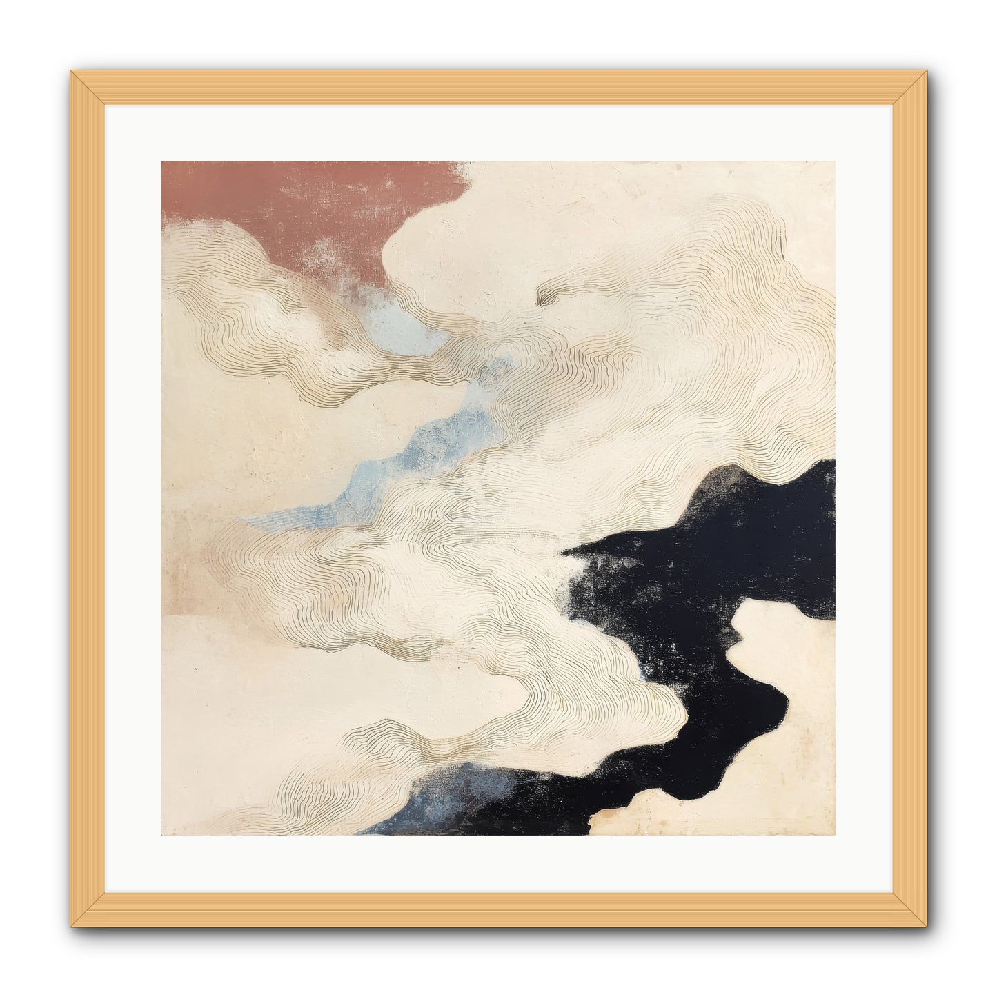 Talisman No.1 -- Framed Print - Natural 24x24