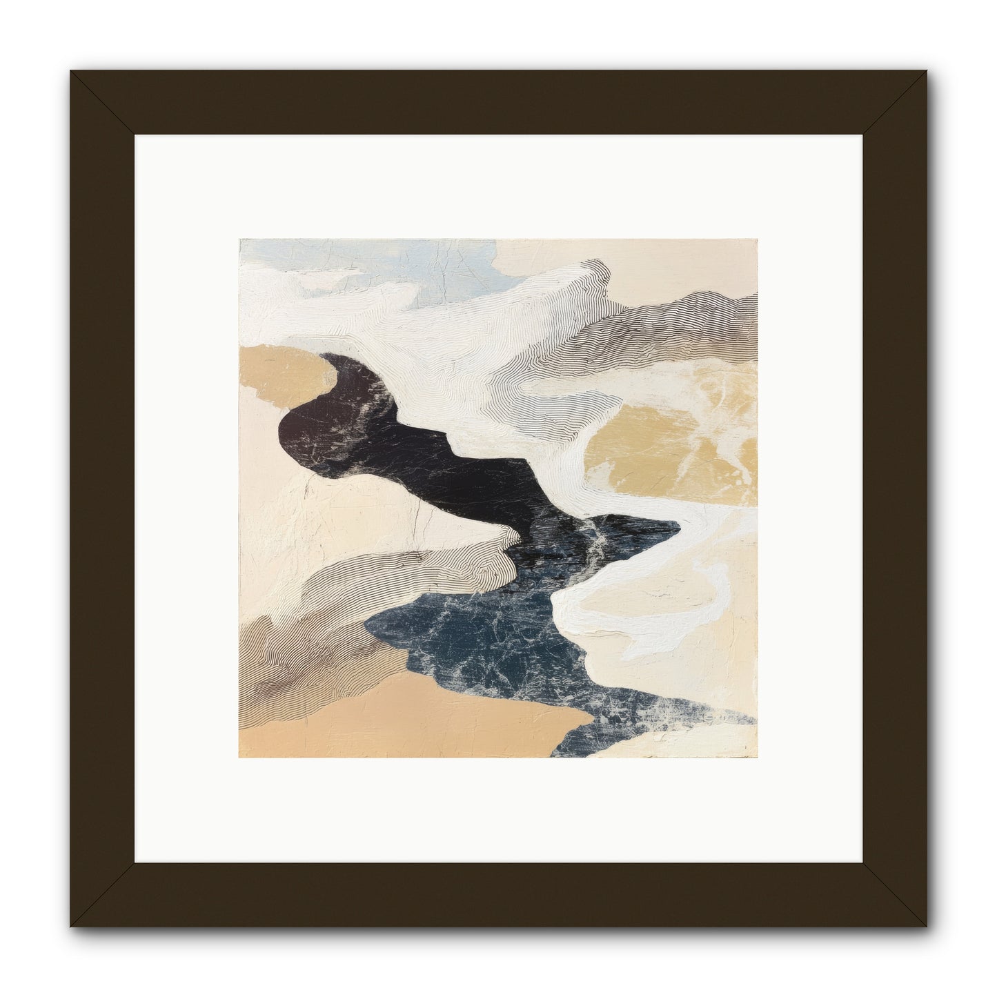 Talisman No.2 -- Framed Print - Black 10x10