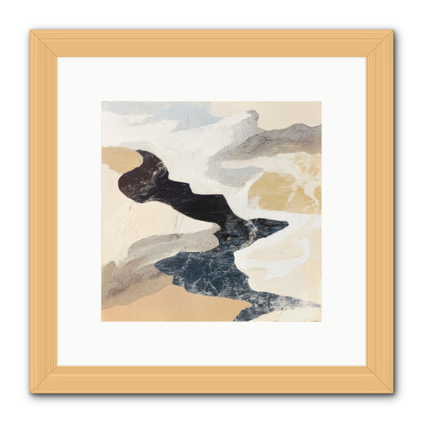 Talisman No.2 -- Framed Print - Natural 10x10