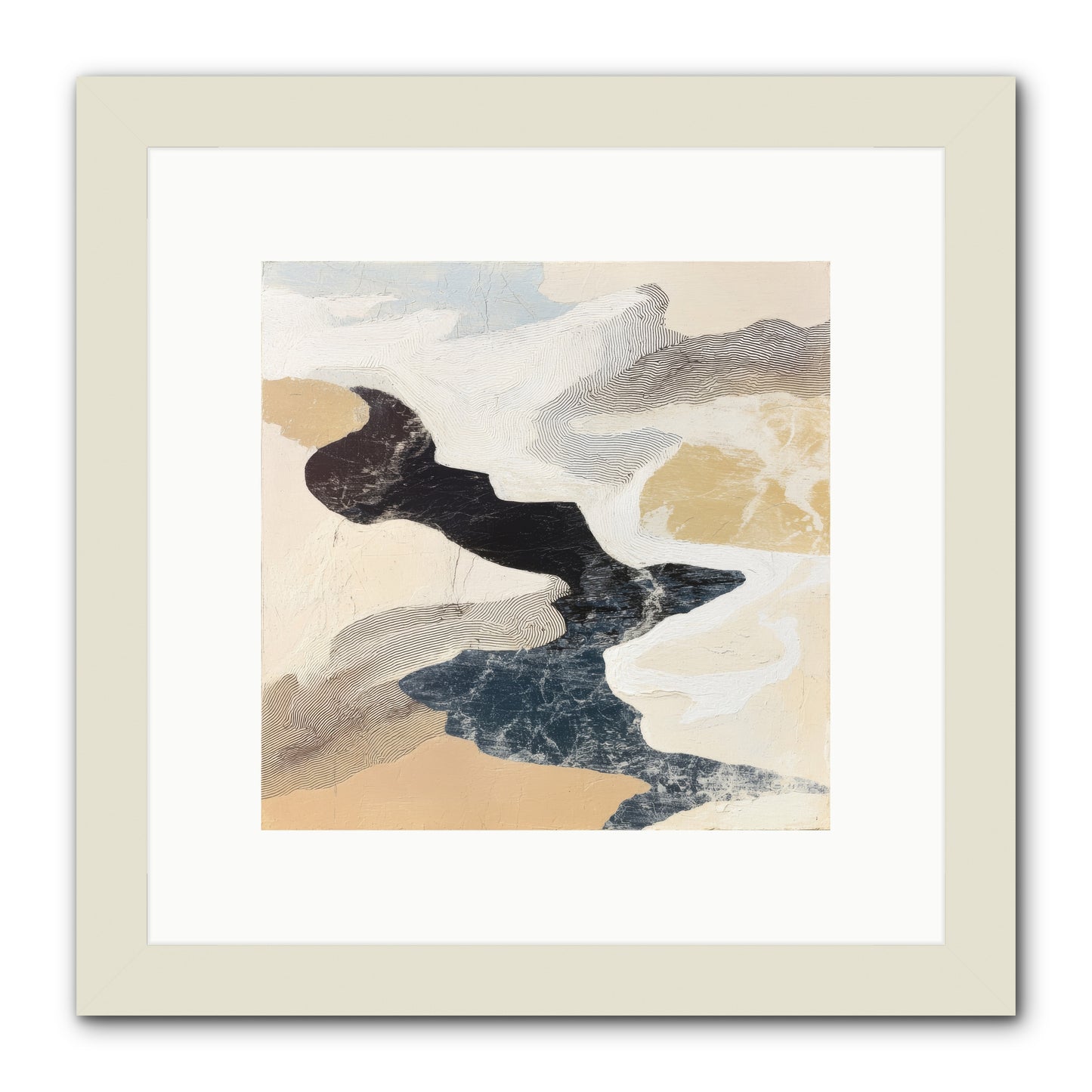 Talisman No.2 -- Framed Print - White 10x10