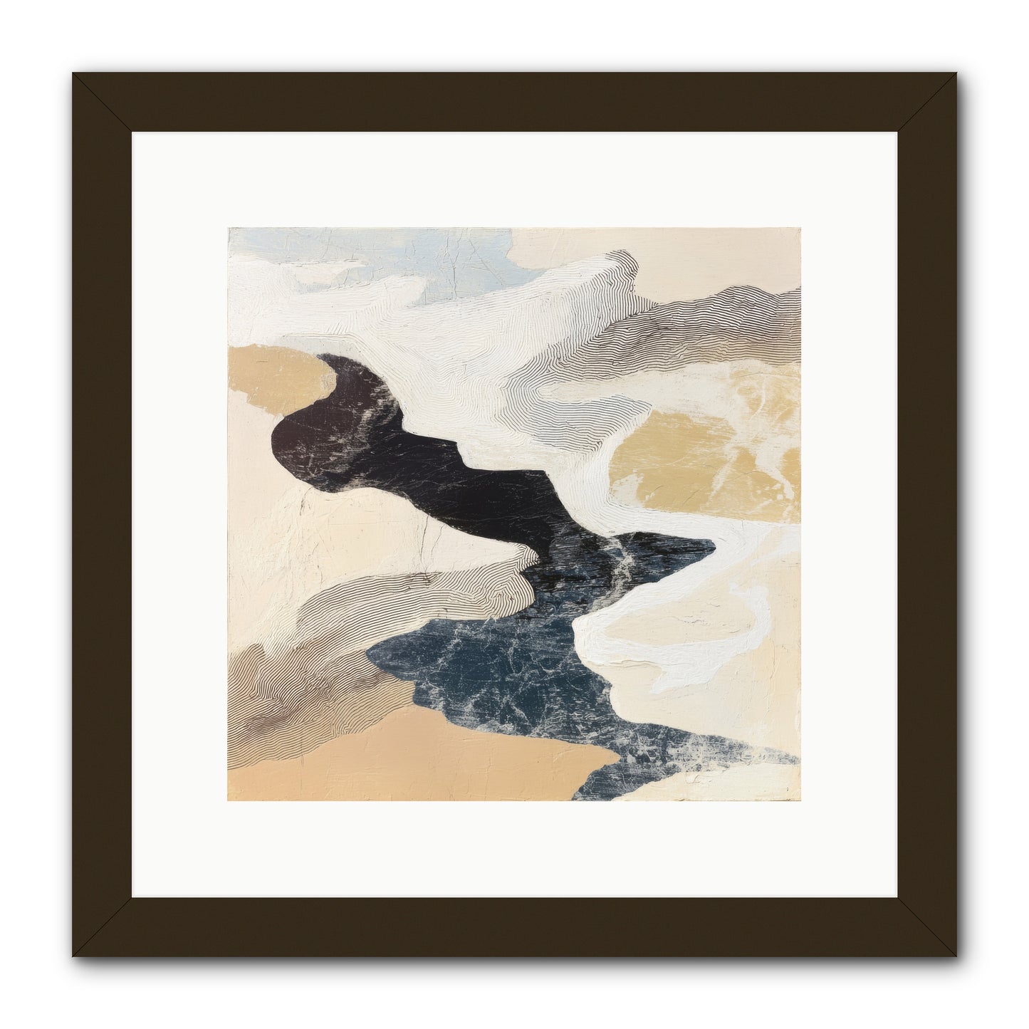 Talisman No.2 -- Framed Print - Black 12x12