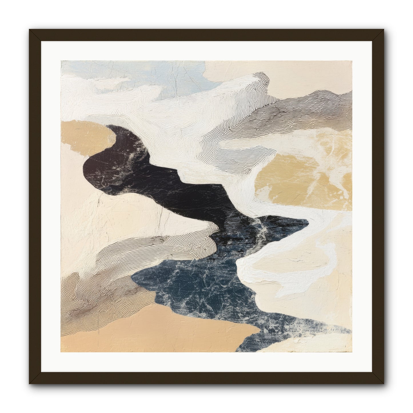 Talisman No.2 -- Framed Print - Black 30x30