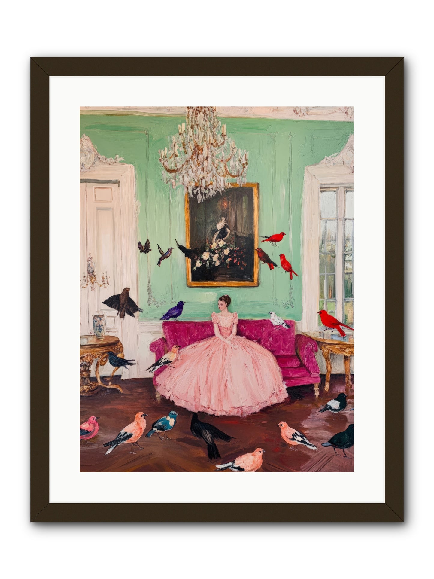 Taming Morning SongsRez2 -- Framed Print - Black 18x24