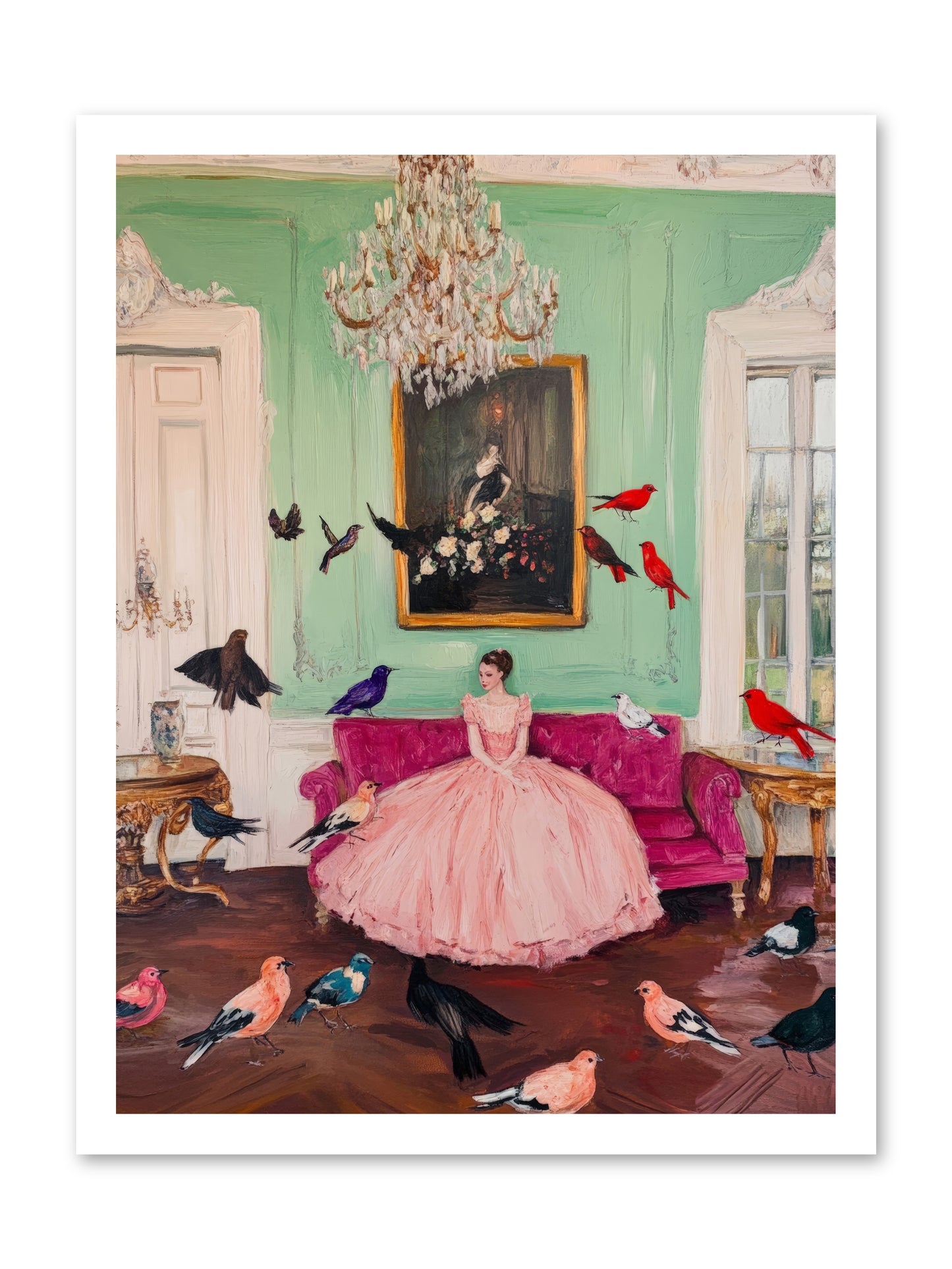 Taming Morning SongsRez2 -- Loose Canvas Print 18x24