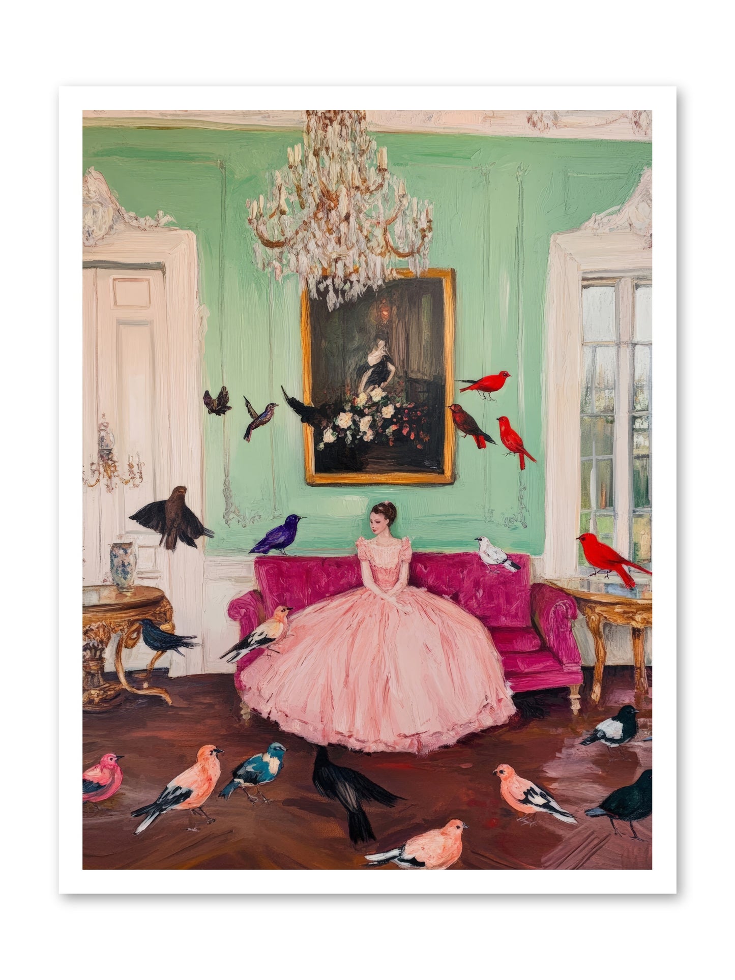 Taming Morning SongsRez2 -- Loose Canvas Print 24x32