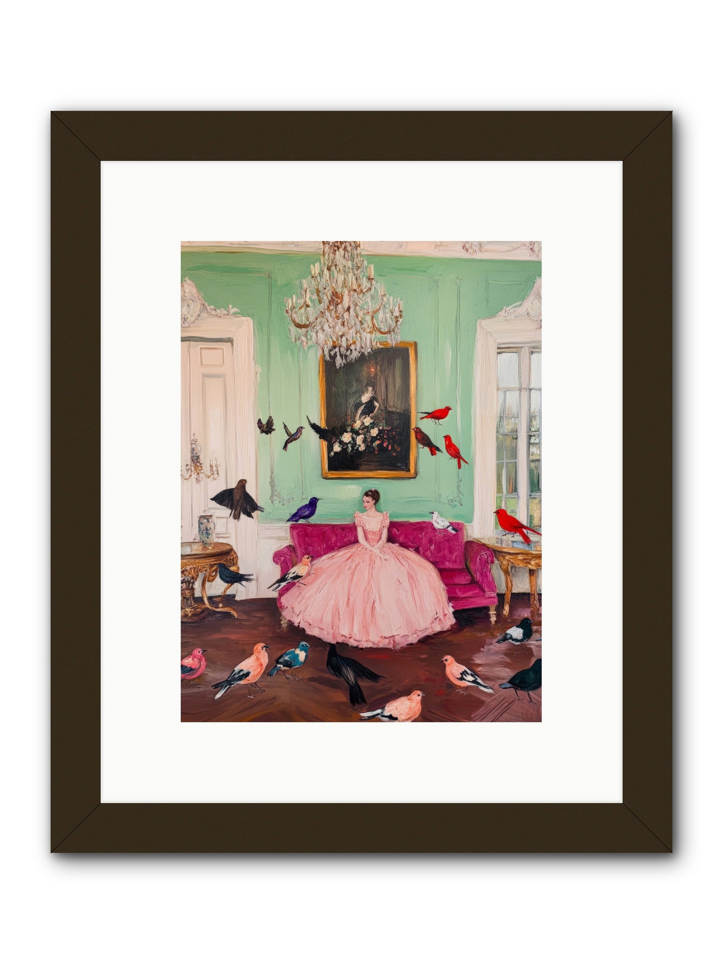 Taming Morning SongsRez2 -- Framed Print - Black 9x12
