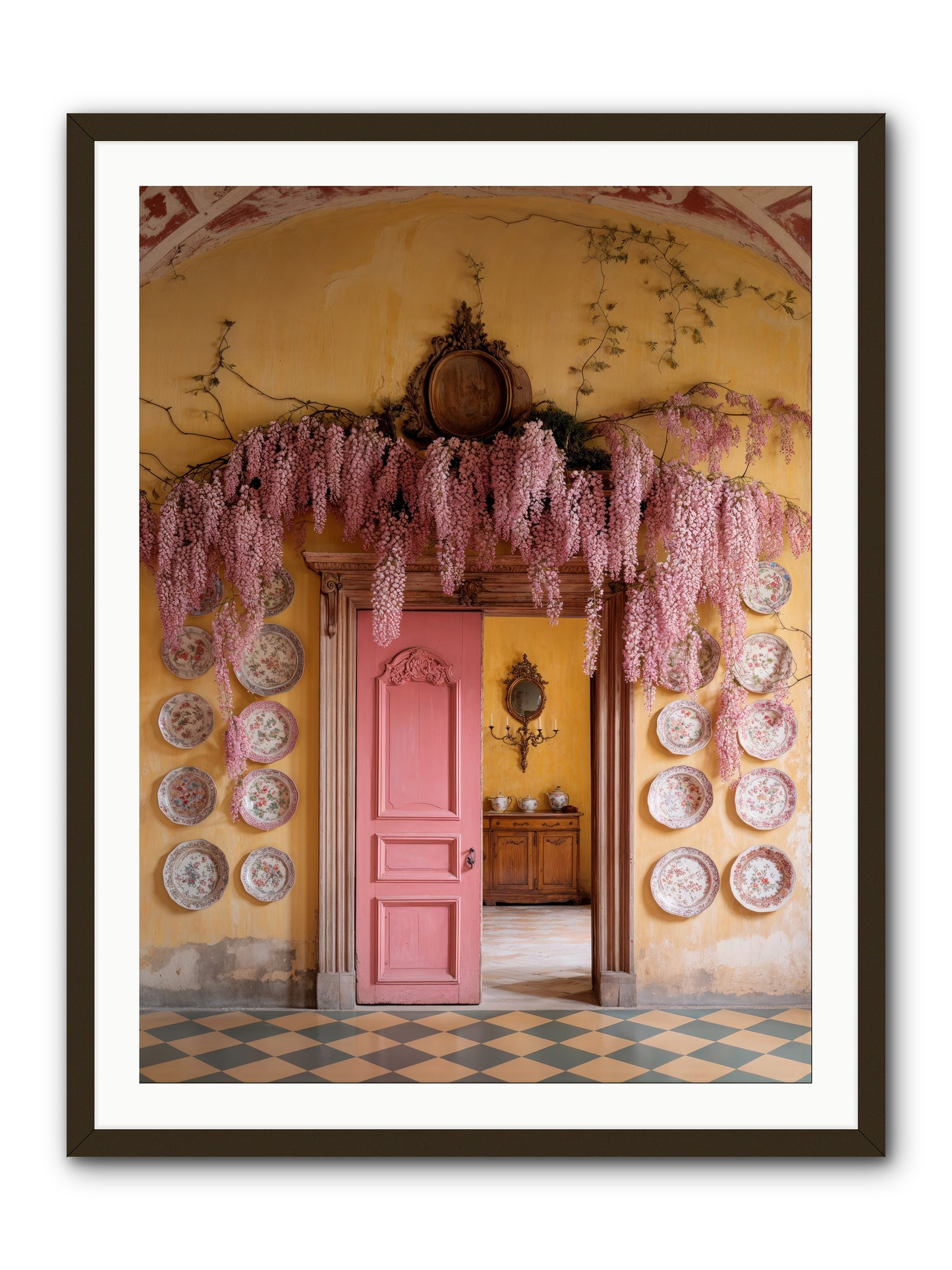 Tangle Of Sweet Rebellion -- Framed Print - Black 30x40