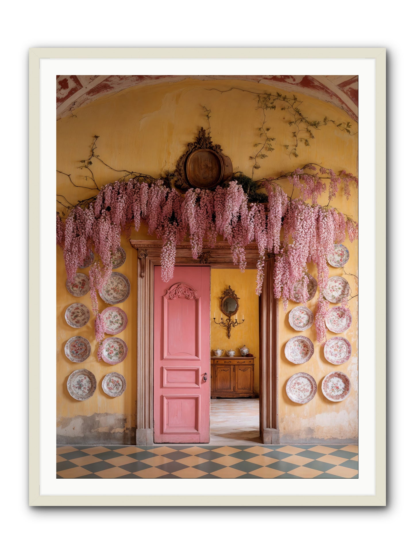 Tangle Of Sweet Rebellion -- Framed Print - White 36x48
