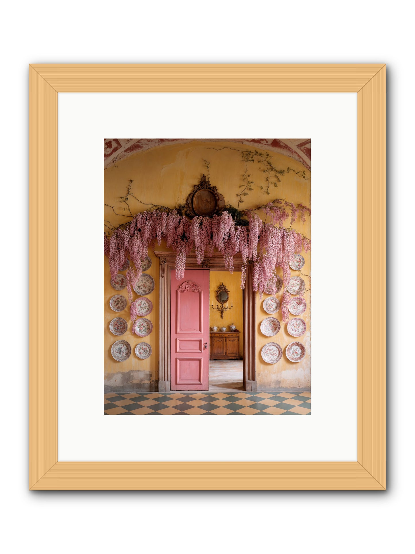 Tangle Of Sweet Rebellion -- Framed Print - Natural 9x12