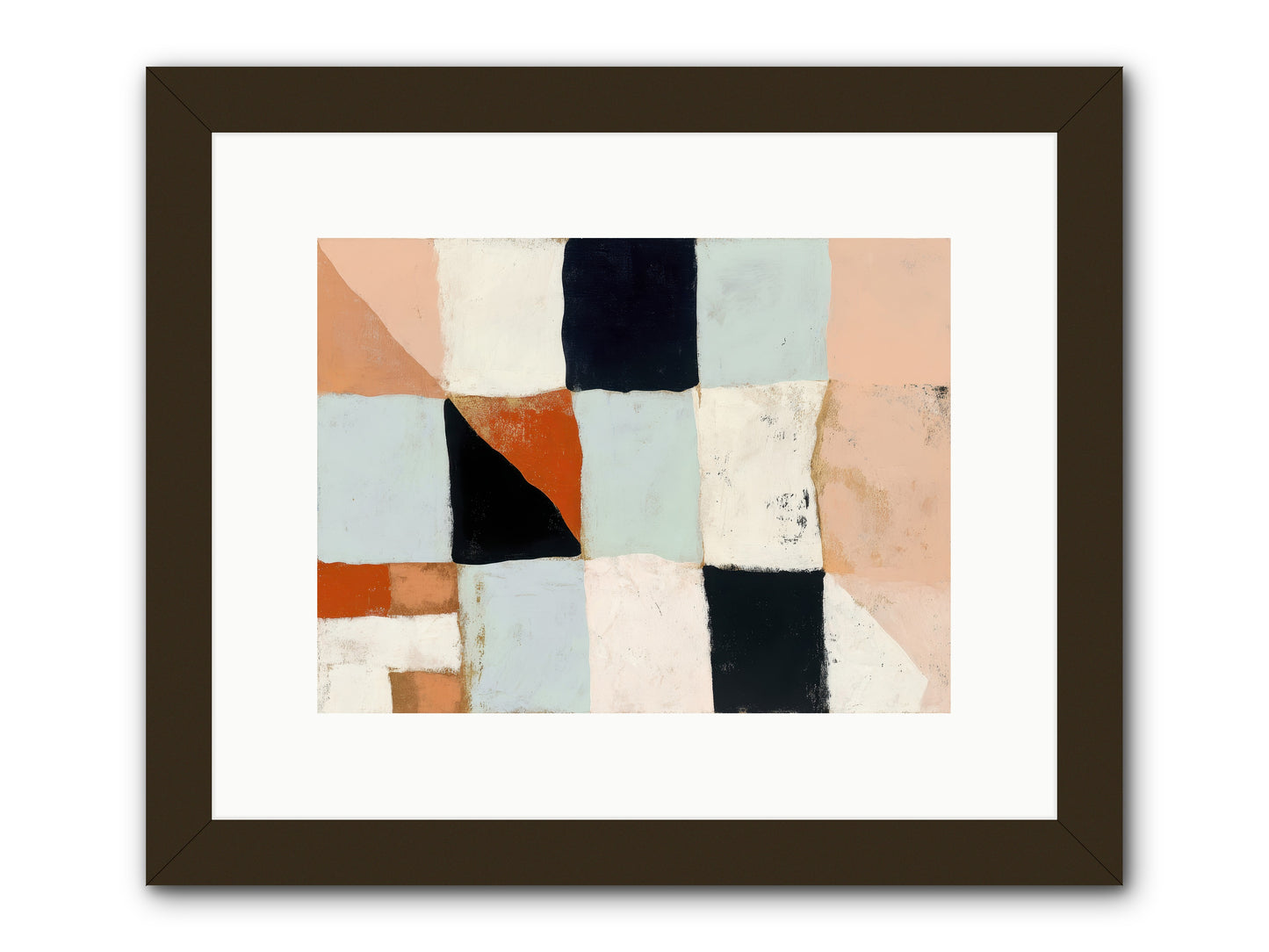 Tangled Prism -- Framed Print - Black 12x9