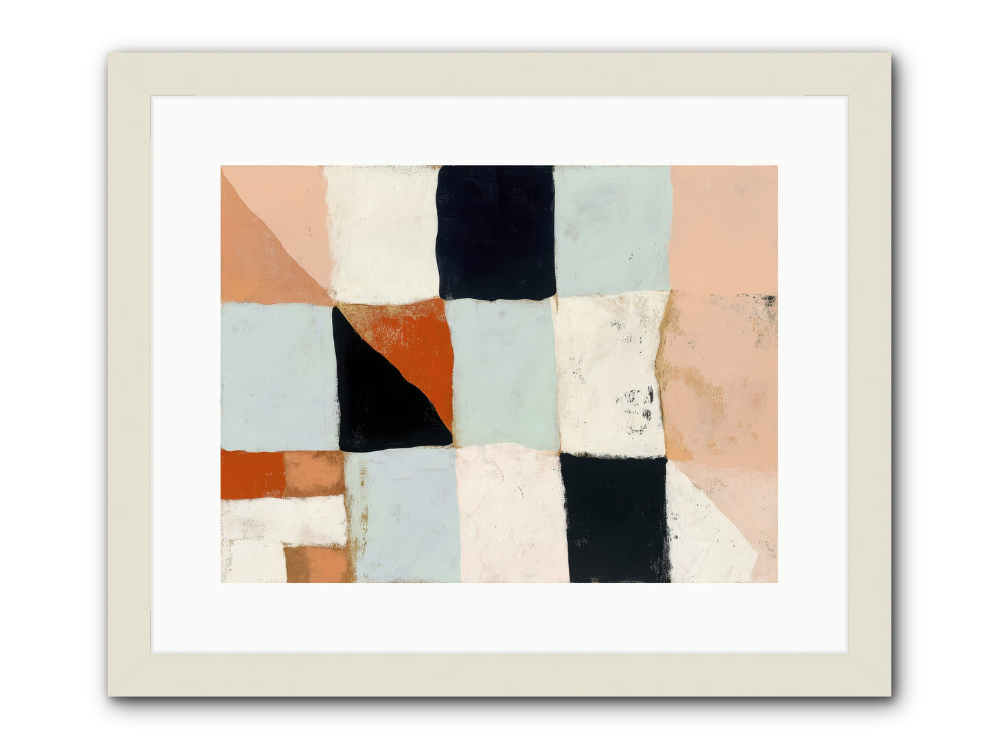 Tangled Prism -- Framed Print - White 16x12