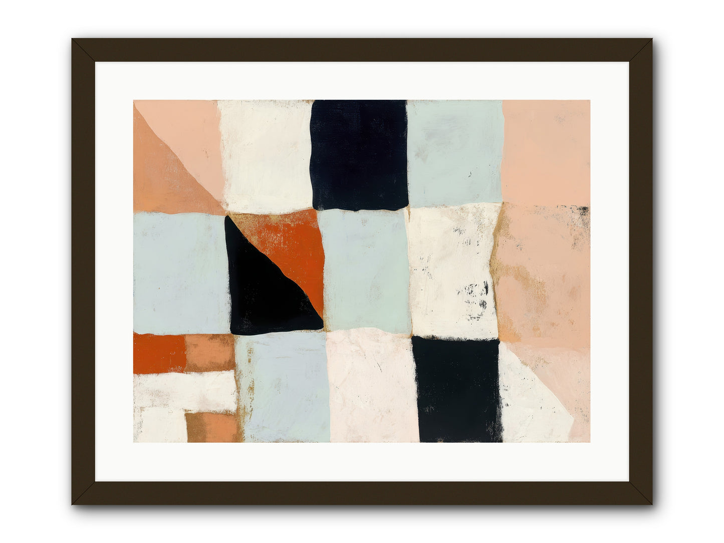 Tangled Prism -- Framed Print - Black 24x18