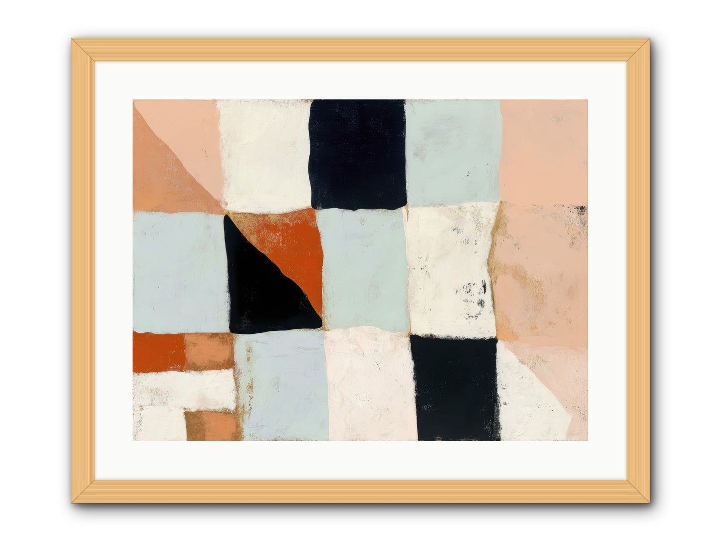 Tangled Prism -- Framed Print - Natural 24x18