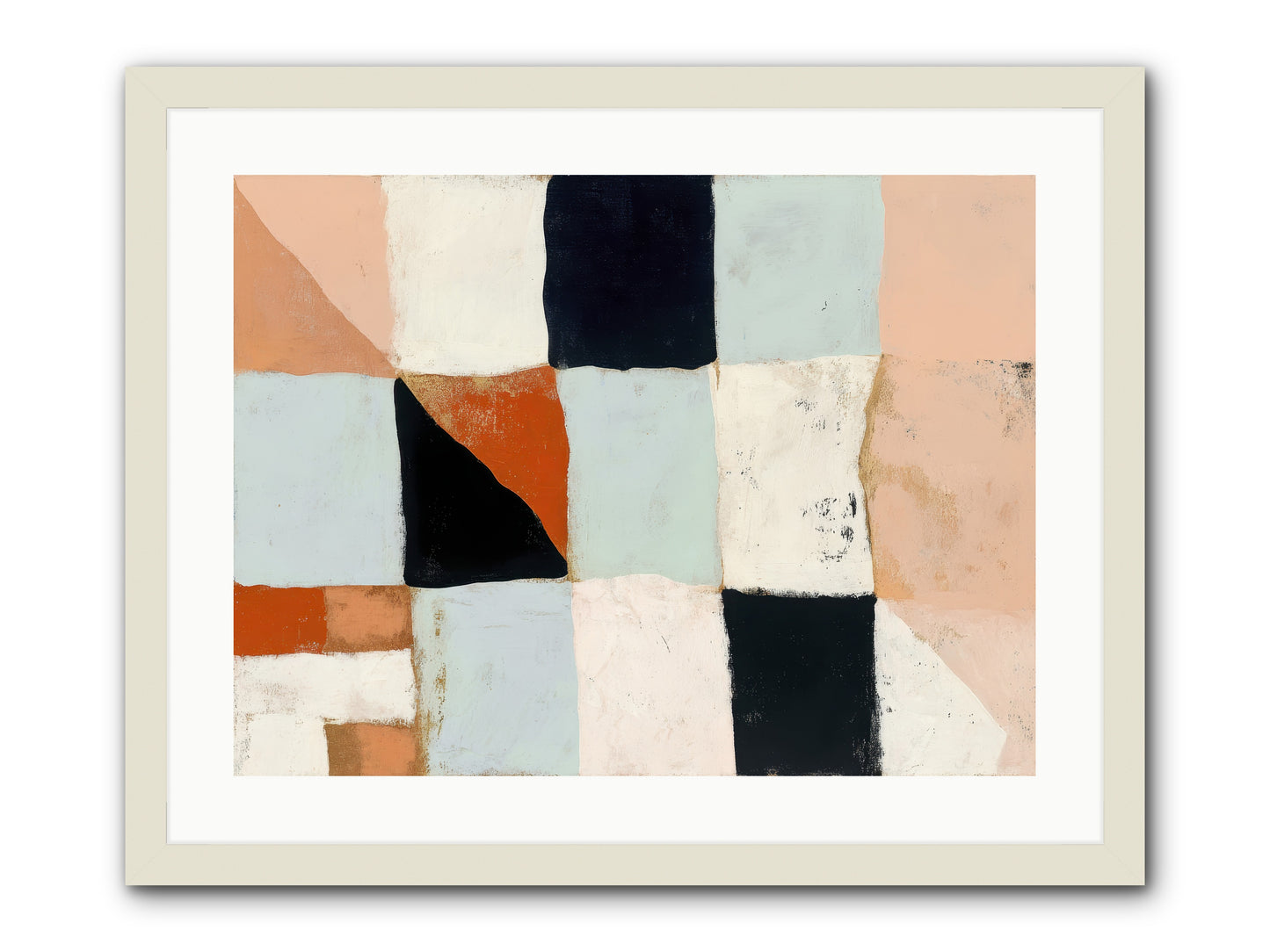 Tangled Prism -- Framed Print - White 24x18