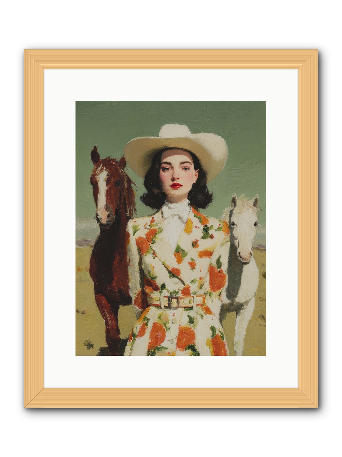 Tangled in the Timeless -- Framed Print - Natural 12x16