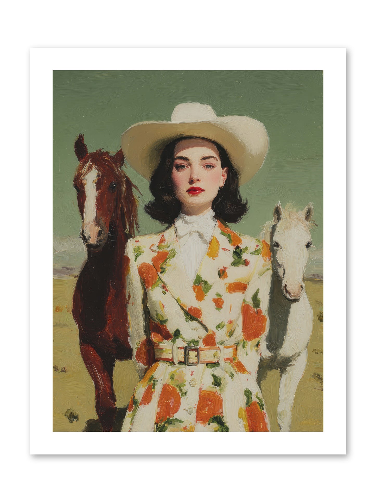 Tangled in the Timeless -- Loose Canvas Print 12x16