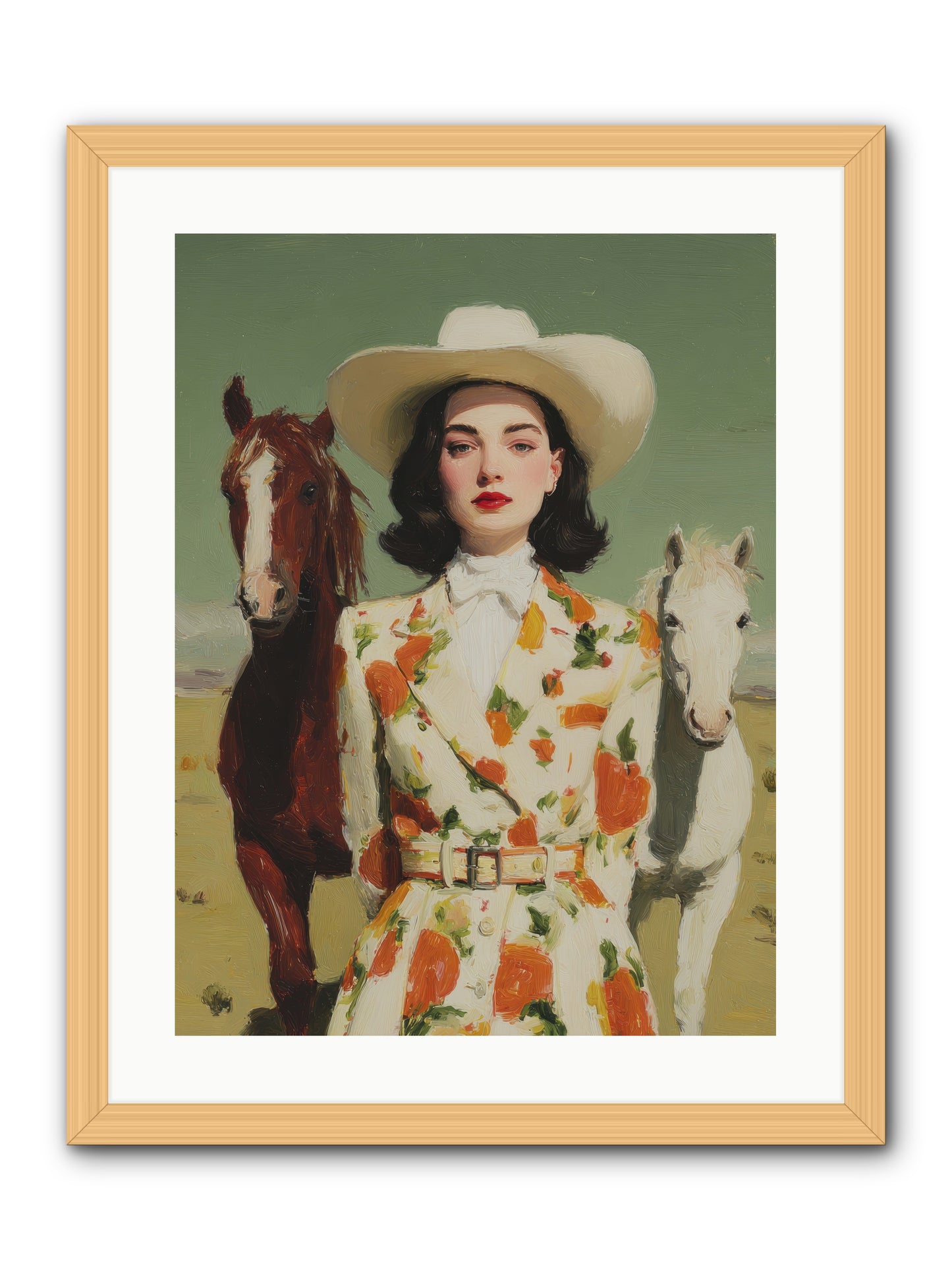 Tangled in the Timeless -- Framed Print - Natural 18x24
