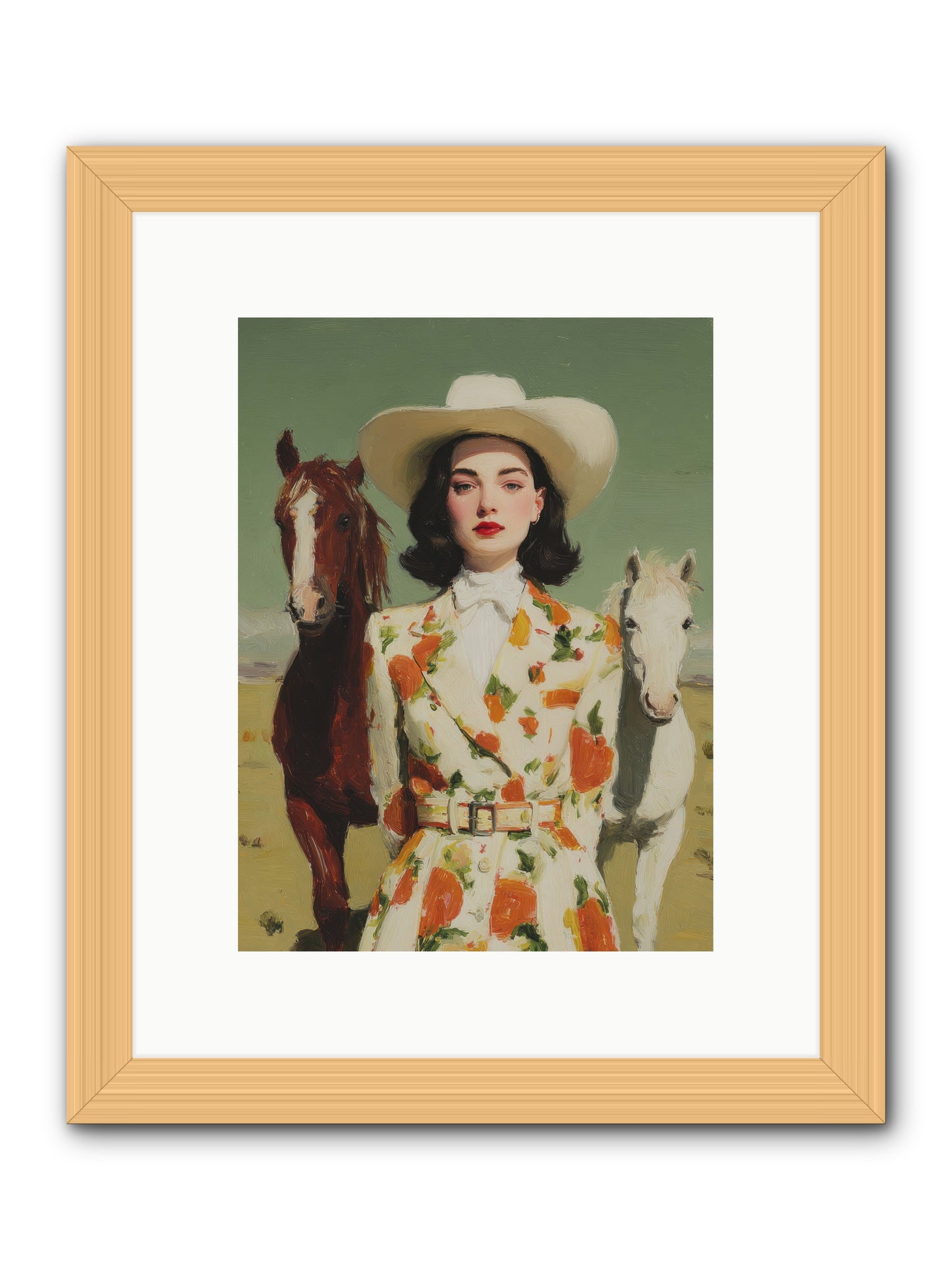 Tangled in the Timeless -- Framed Print - Natural 9x12