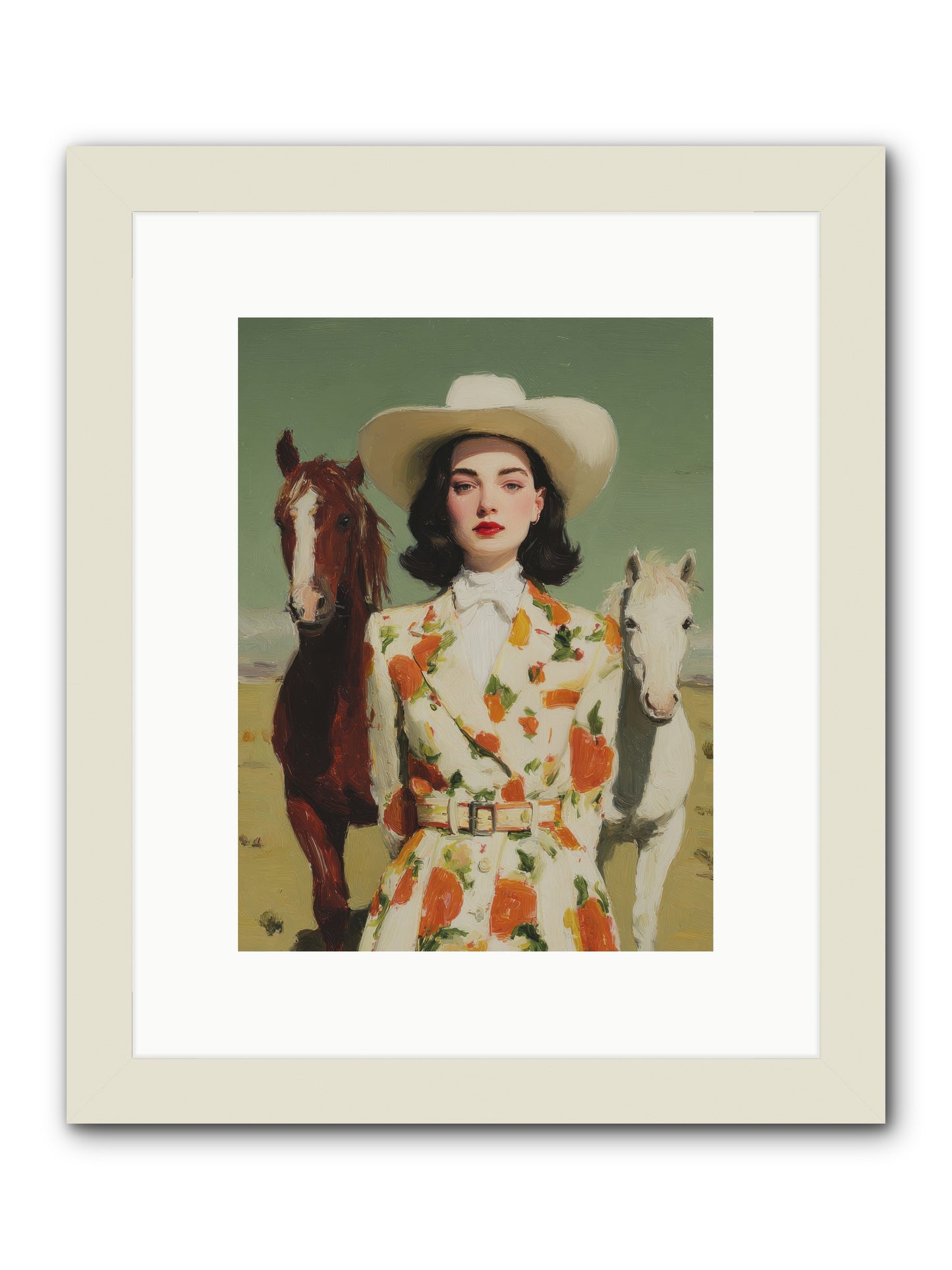 Tangled in the Timeless -- Framed Print - White 9x12