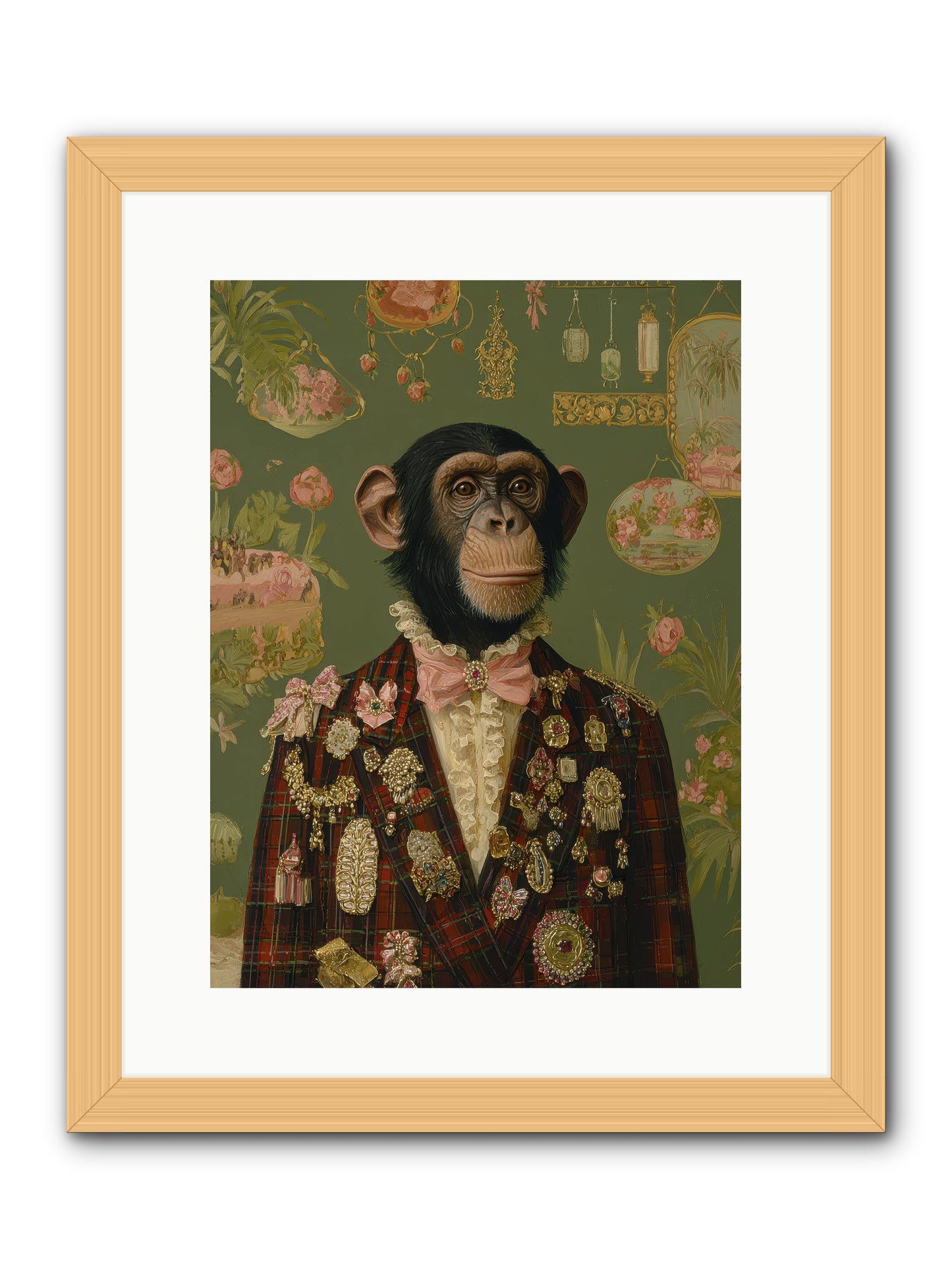 Tantalizing Heirlooms -- Framed Print - Natural 12x16