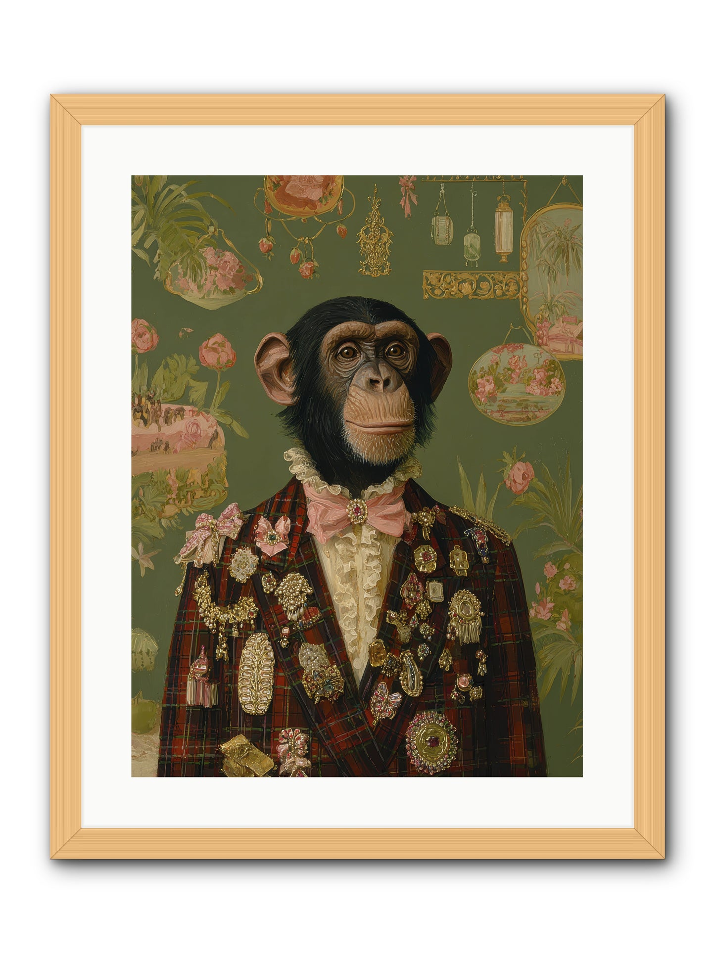 Tantalizing Heirlooms -- Framed Print - Natural 18x24