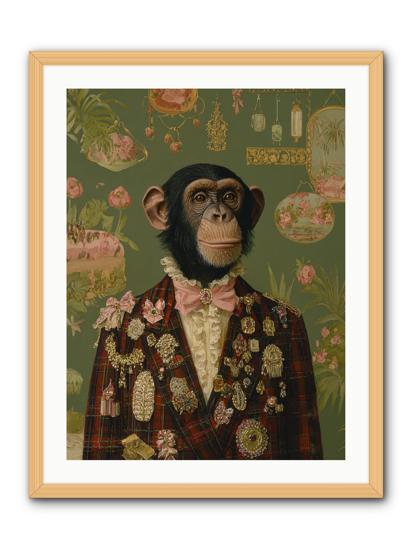 Tantalizing Heirlooms -- Framed Print - Natural 24x32