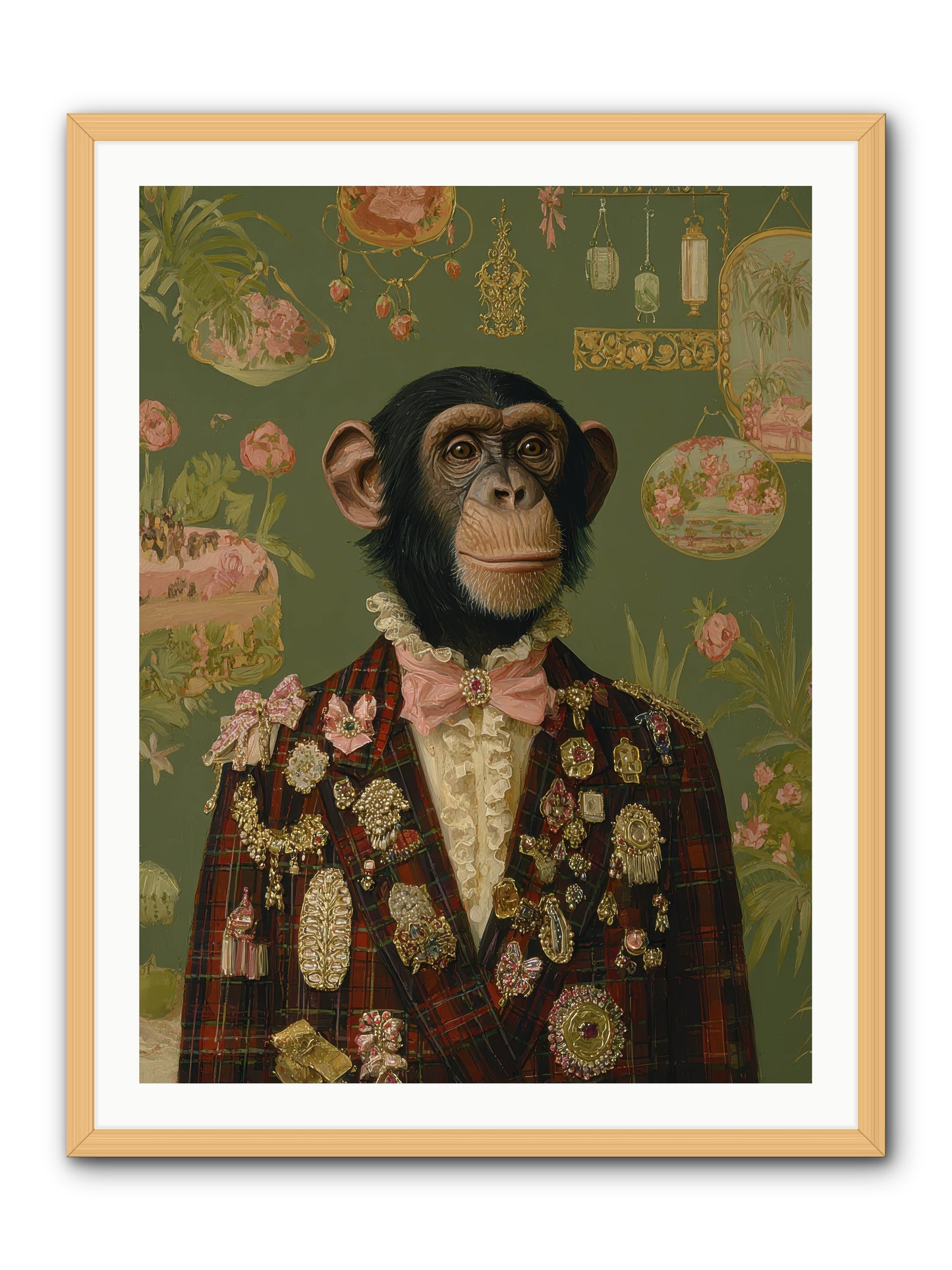 Tantalizing Heirlooms -- Framed Print - Natural 30x40