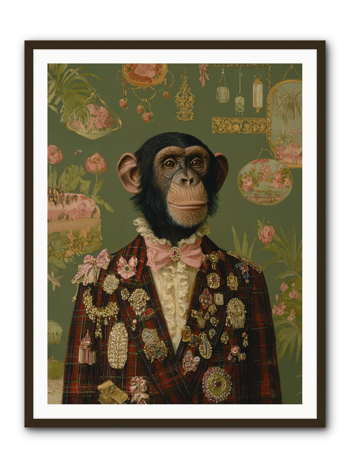 Tantalizing Heirlooms -- Framed Print - Black 36x48