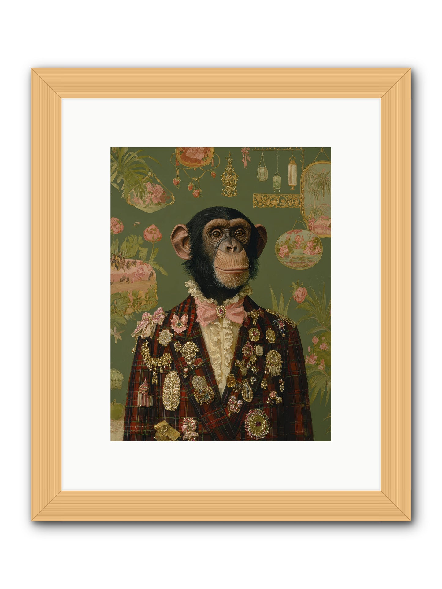 Tantalizing Heirlooms -- Framed Print - Natural 9x12