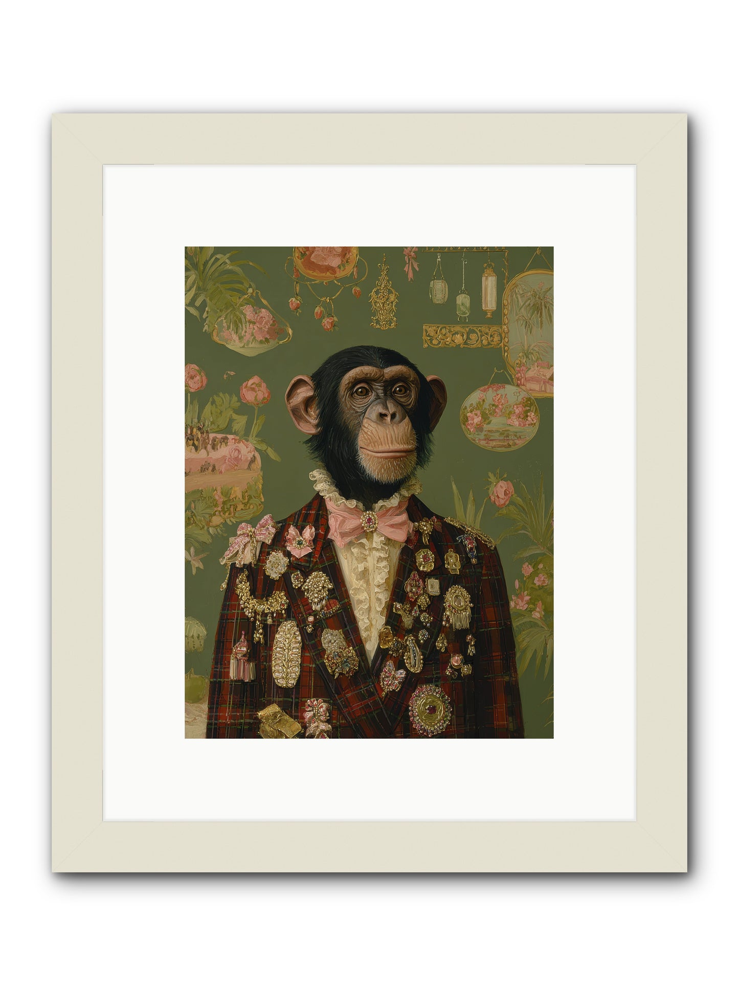 Tantalizing Heirlooms -- Framed Print - White 9x12