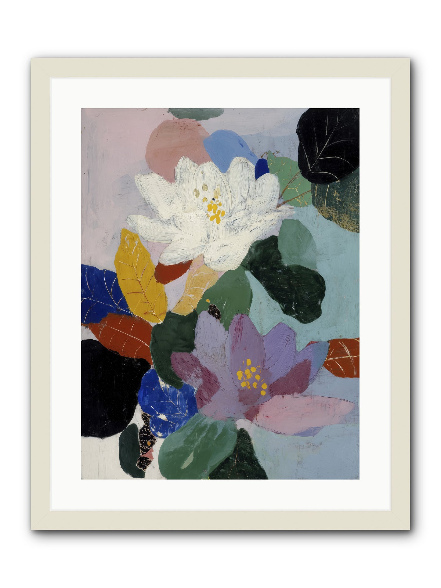 Tapestry -- Framed Print - White 18x24