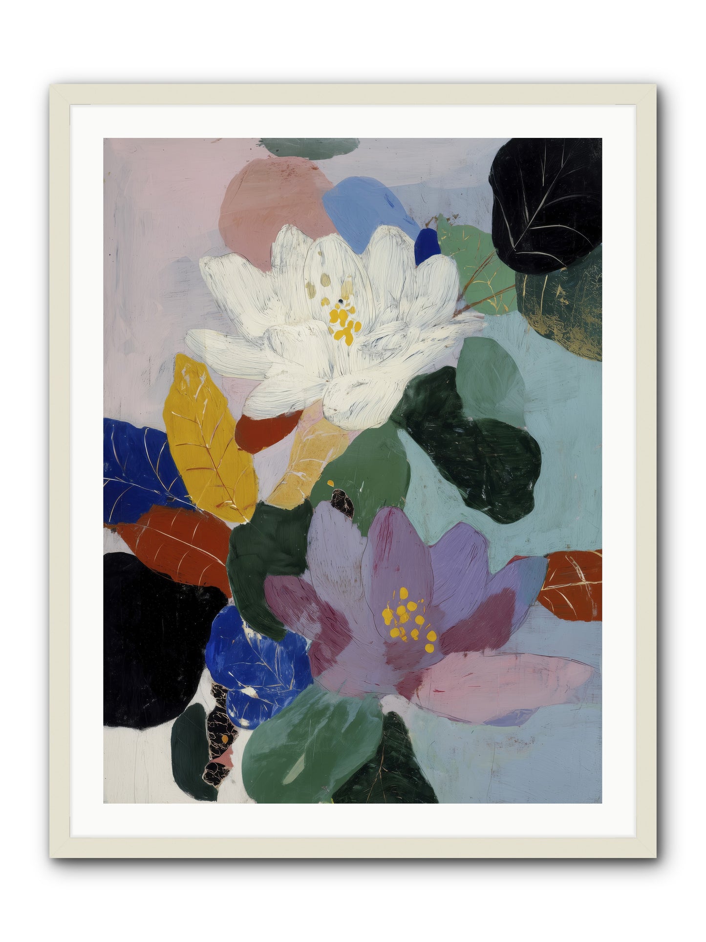 Tapestry -- Framed Print - White 30x40
