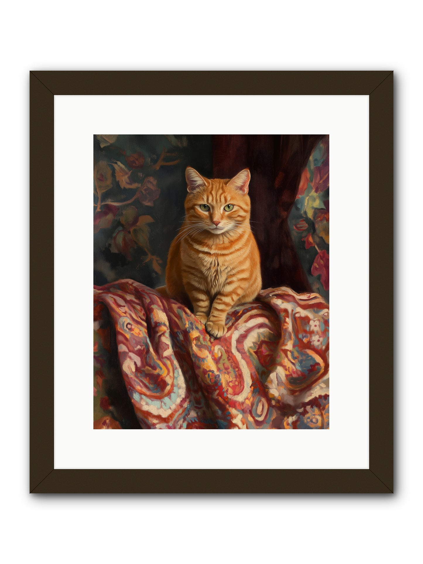 Tapestry Whisperer -- Framed Print - Black 12x15