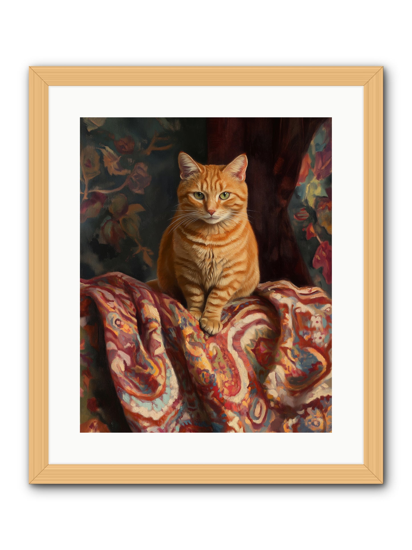 Tapestry Whisperer -- Framed Print - Natural 16x20