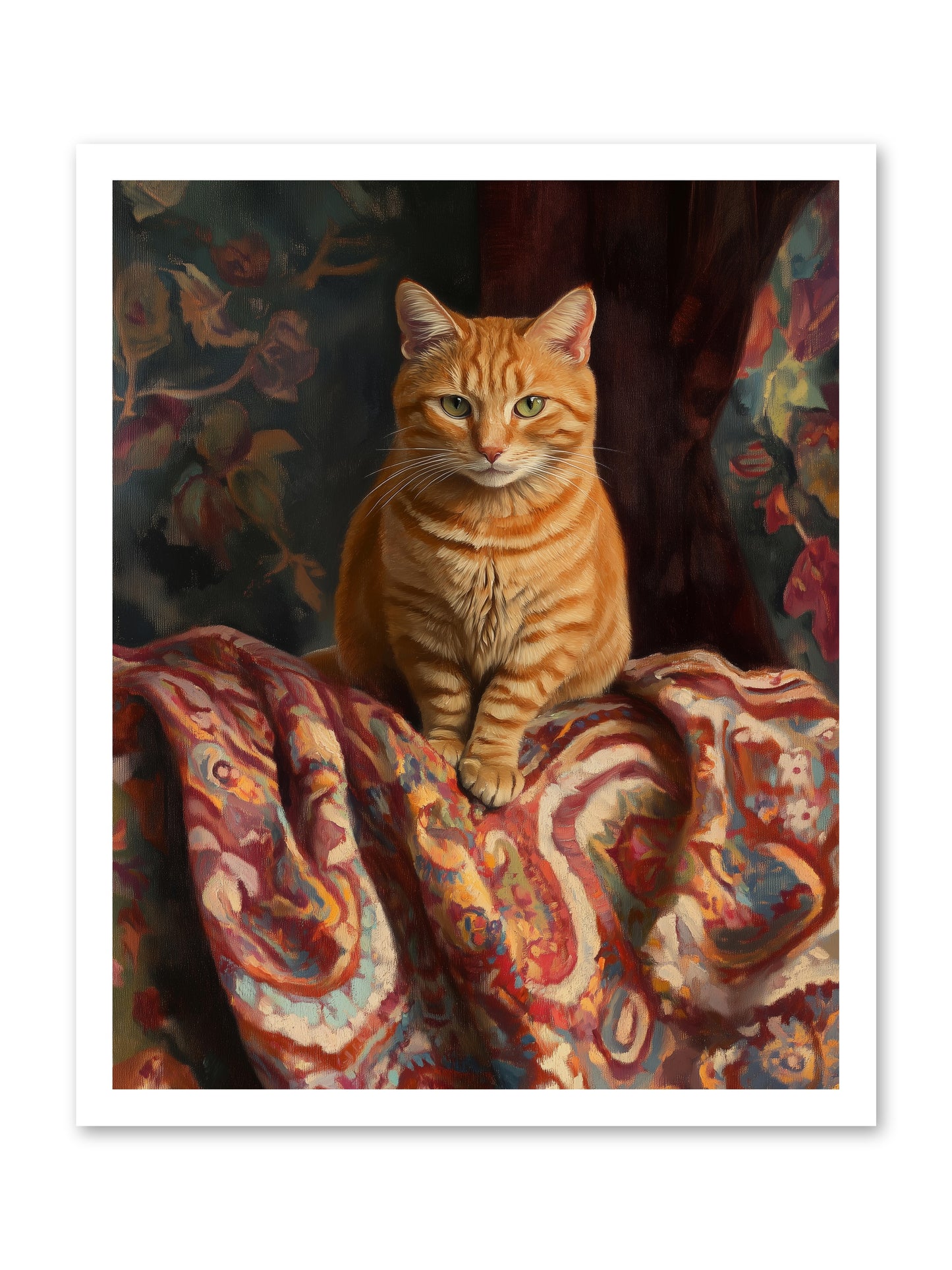 Tapestry Whisperer -- Loose Canvas Print 20x25